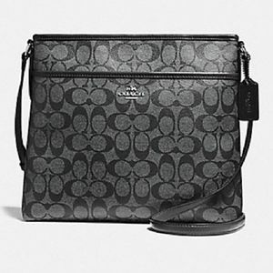 Coach File Crossbody Smoke/Black